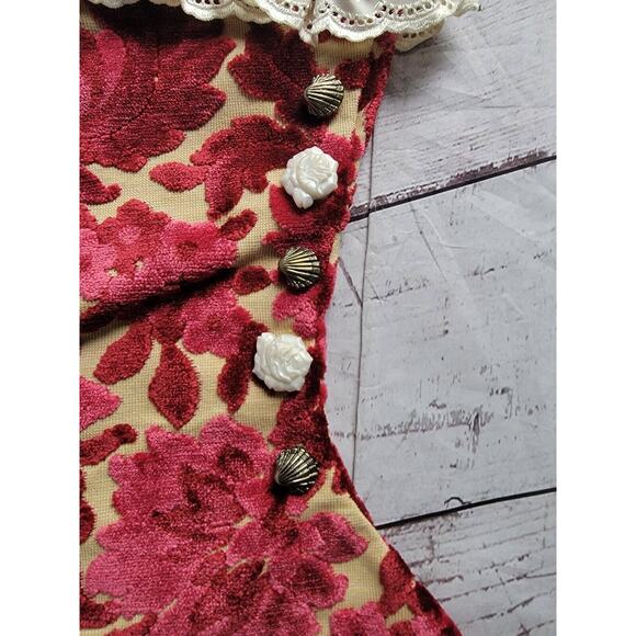 Vintage Victoian Diva Heel Christmas Stocking Tapestry Material - Picture 5 of 11